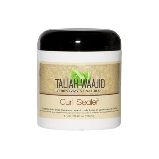 Taliah Waajid Curls Waves Natural - Curly Curl Sealer | Leave-in-Conditioning | Shapes and Seals in Curls | No Build-up or Frizz | Stops Frizz, Adds Shine | 100 % Paraben Free - 6oz ( T072 ) 5-Pack