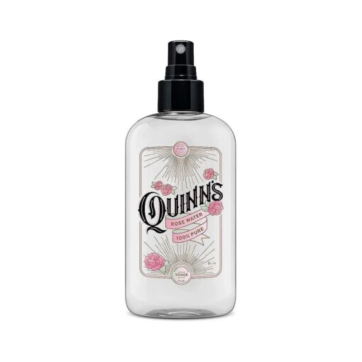 Quinn 's Rose Water - Hydrating Facial Toner Spray, Rosewater for Hair, Skin & Face Mist, 8 Ounce