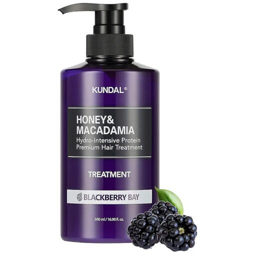 Kundal Honey & Macadamia Hydro-Intensive Protein Premium Nature Hair Treatment ( Blackberry Bay ) 500ml