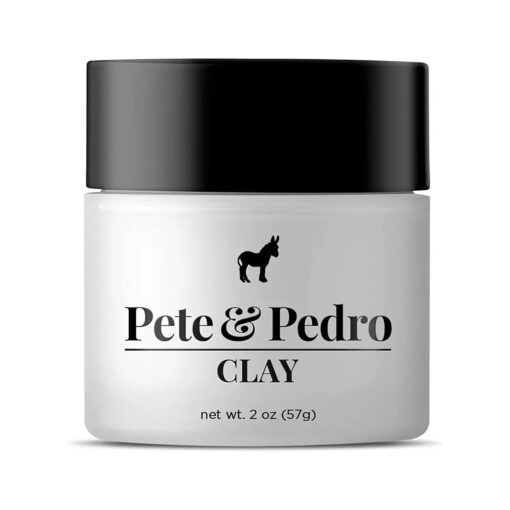 Pete & Pedro CLAY - Hair Clay For Men | Medium Hold and Matte Finish | As Seen on Shark Tank 2 Oz