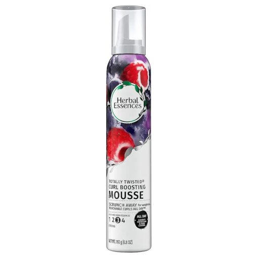 Herbal Essences Totally Twisted Curl-Boosting Mousse with Berry Essences, 6.8 oz