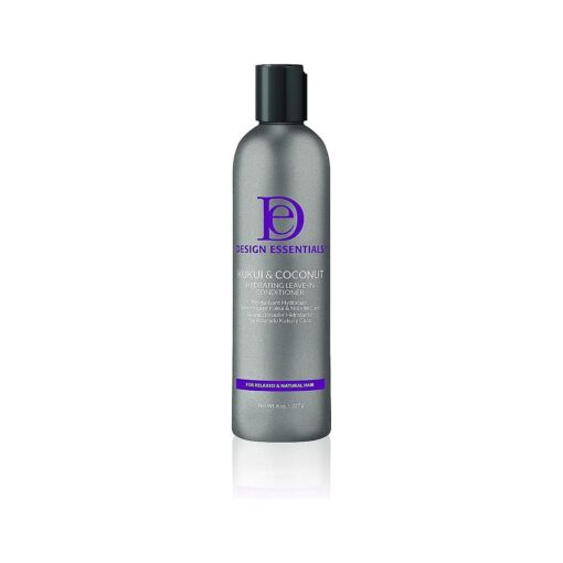 Design Essentials Natural Kukui & Coconut Hydrating Leave-In Conditioner For Relaxed And Natural Hair - 8 Oz