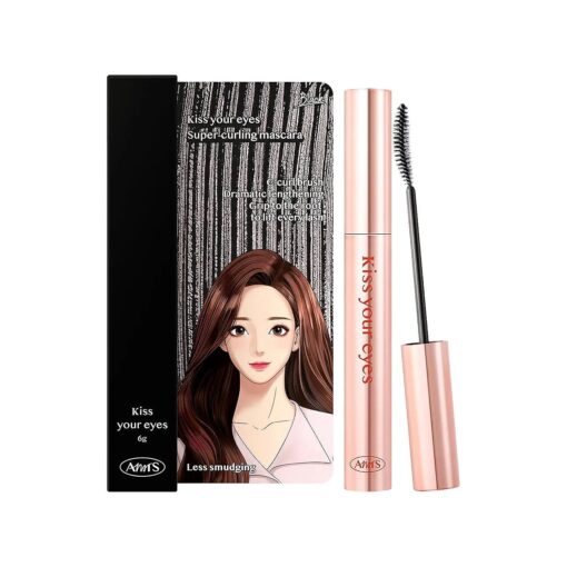 AMTS x Webtoon True Beauty, Natural Lengthening Black Mascara Volume and Length, Tubing Mascara Waterproof, Lash Extension, No Smudge, No Flaking, Korean Makeup Kbeauty Kdrama