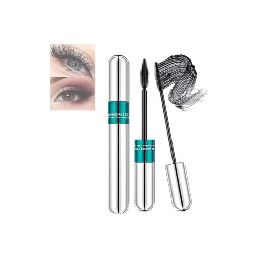 4D Lash Black Mascara - Lashes Mascara for Longer Waterproof Long-Lasting Natural Lengthening and Thickening Effect