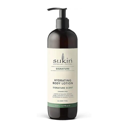 sukin Signature Hydrating Body Lotion for Women - 16.9 oz Body Lotion