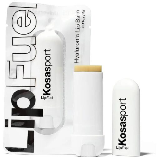 Kosas Lipfuel Hyaluronic Active Sport Lip Balm - Hydrates, Energizes and Protects - Natural Lip Treatment and Care ( Baseline )