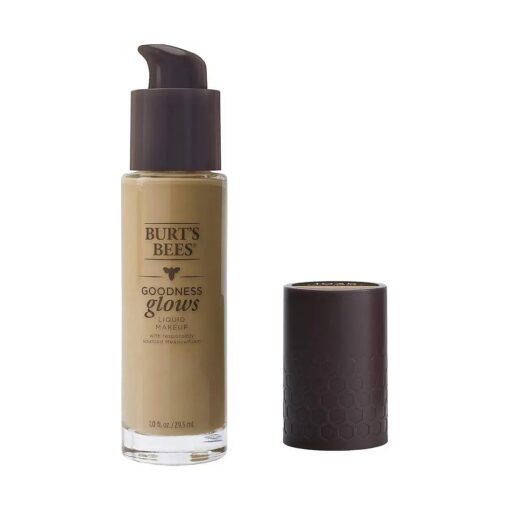 Burt 's Bees Goodness Glows Liquid Makeup, Soft Honey - 1.0 Ounce