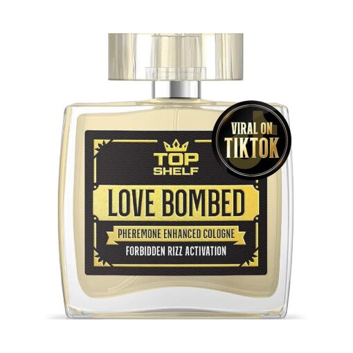 Love Bombed - Pheromone Cologne for Men | Bold Attraction & Confidence | Male Perfume Oil Infused | Long-Lasting Pheromones Spray | Made in USA | 50ml