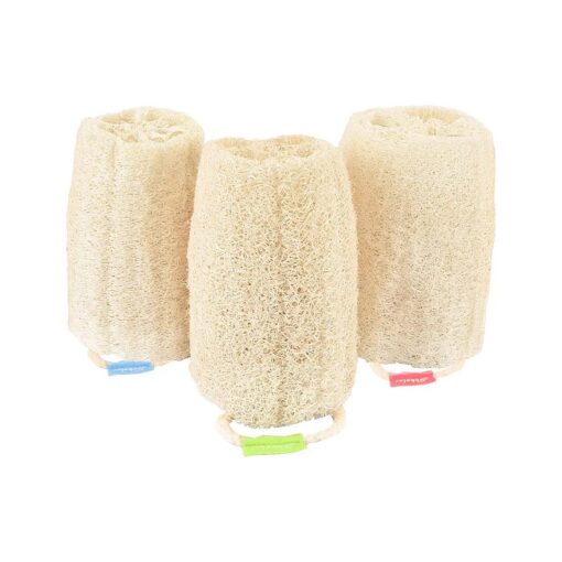 Natural Exfoliating Loofah Sponge - eco Friendly Organic Loofah Luffa Sponges, Body Scrubber for Shower Scrubbing, Egyptian Real Loofa, Bath Puff for Bathing, Spa, Massaging Daily Skin Cleansing Care