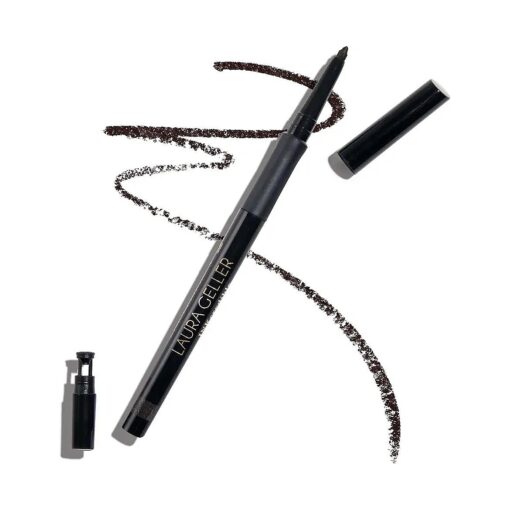 LAURA GELLER NEW YORK INKcredible Gel Eyeliner - After Midnight - Waterproof Smudge-proof Eyeliner Pencil - Built in Sharpener