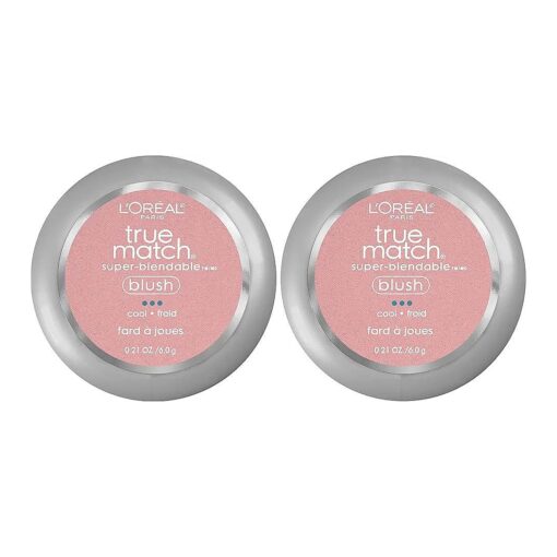 L'Oreal Paris Cosmetics True Match Super-Blendable Blush, Tender Rose, 2 Count