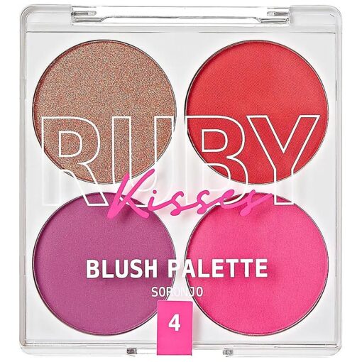 Ruby Kisses Bare Blusher Sweet Cheeks Palette ( Daring Dare )