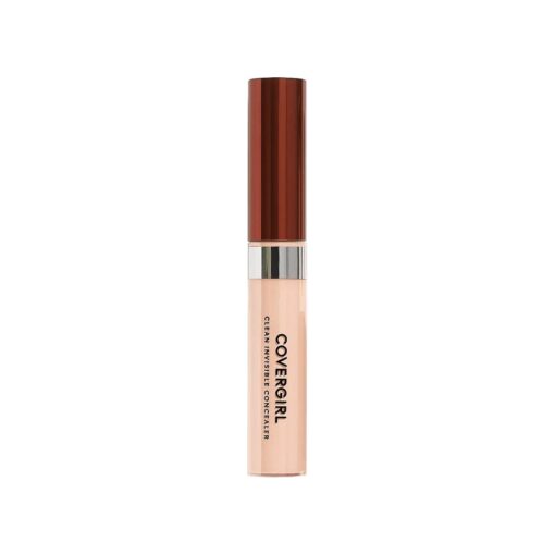 COVERGIRL Invisible Concealer Fair 115, Undereye Concealer, Sponge TIp, 1 Count, Concealer Makeup, Full Coverage Concealer, Concealer for Dark Circles, Easily Application