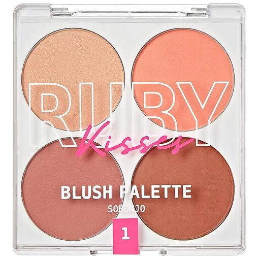 Ruby Kisses Bare Blusher Sweet Cheeks Palette ( Baring Bare )