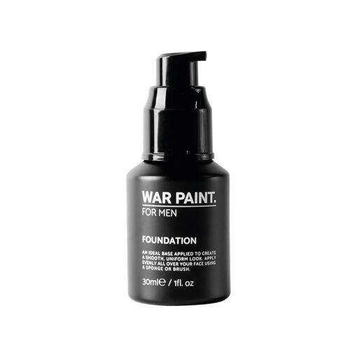 War Paint For Men Medium Coverage Foundation - Perfect for A Natural & Even Look - Vegan Friendly & Cruelty Free - Natural Looking Face Makeup For Men - Fair Shade - 30ml