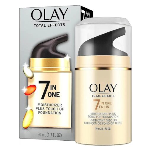 Olay Total Effects Face Moisturizer + Touch of Foundation, 1.7 fl oz