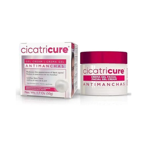 Cicatricure Face Moisturizer, Antimanchas Brightening Moisturizing Gel Cream, Reduces Dark Spots, Patches and Boosts Skin Glow + Natural Radiance, 1.7 Ounces