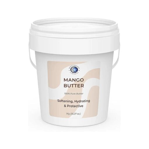 Mystic Moments | Cosmetic Butters | Mango Butter 1Kg - Pure & Natural Cosmetic Butters Vegan GMO Free