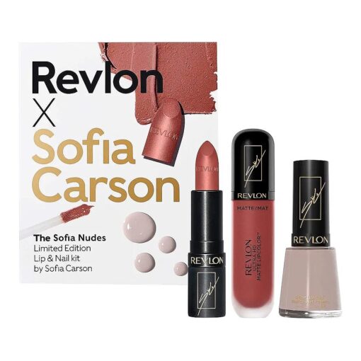 REVLON X Sofia Carson Makeup Kit - The Sofia Nudes, 3 Count