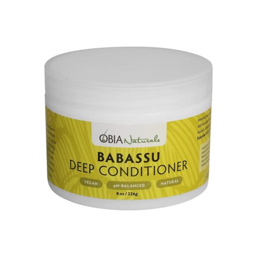 OBIA Naturals Babassu Oil Deep Conditioner - Moisturizing Protein-Free - Repairs Dry Hair, Damaged Hair, Textured Hair, Curly Hair, Natural Hair, Sulfate-Free, Vegan