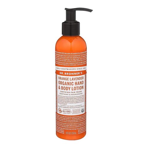 Dr. Bronner 's, Lotion Orange Lavender Organic, 8 Fl Oz