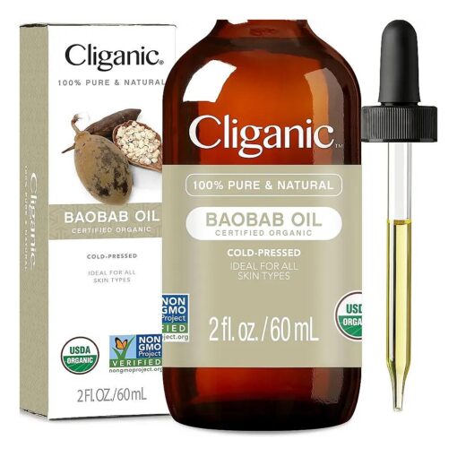 Cliganic Organic Baobab Oil, 2oz