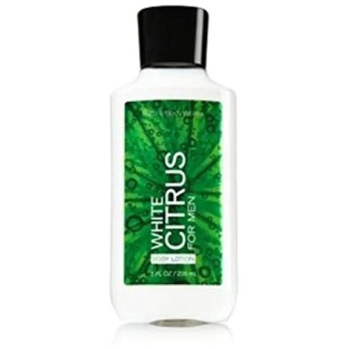 Bath and Body Works White Citrus for Men Body Lotion 8 Oz- New ( 8 Ounce )