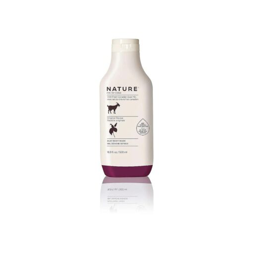 Nature By Canus, Natural Cleanser Moisturizing Body wash with Goat Milk, for Sensitive Skin,16.9 Fl Oz