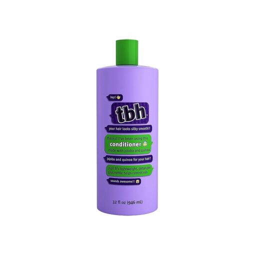 TBH Teen & Kids Conditioner- Lightweight and Detangling Hydrating Hair Conditioner for Dry, Oily, Fine, Curly, and All Hair Types - Tween and Kids Hair Conditioner - Sulfate, Paraben Free - 32 oz