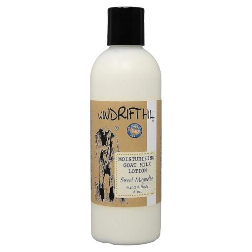 Windrift Hill Moisturizing Goat Milk Hand & Body Lotion 8 Ounce Bottle ( Sweet Magnolia )