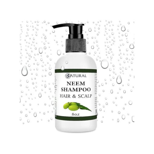 Zatural - Naked Neem - Neem Shampoo, Natural Soothing Scalp Shampoo ( 8oz Shampoo )