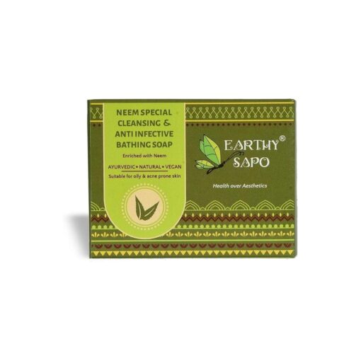 Cleansing Bathing Soap, Neem, oily skin, 3.52 oz/ 100 G ( Pack Of 1 )