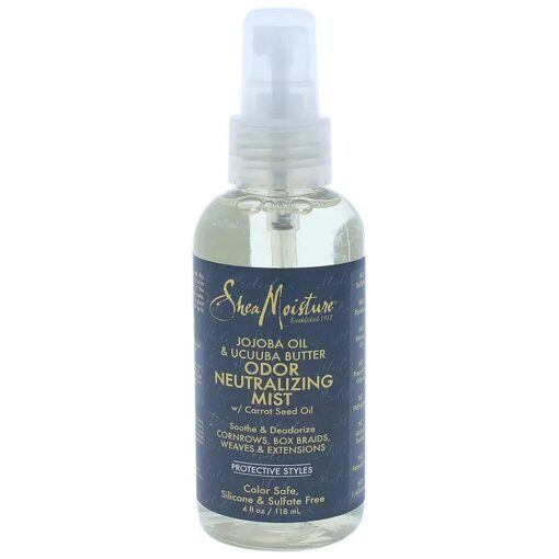 Shea Moisture Jojoba Oil & Ucuuba Butter Odor Neutralizing Mist, 4 Oz