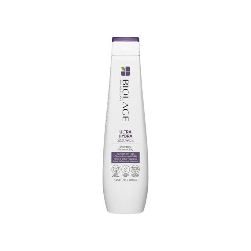 Biolage Ultra Hydra Source Shampoo | Deep Hydrating Shampoo for Very Dry Hair | Moisturizes Hair to Prevent Breakage | Paraben & Silicone-Free | Vegan | Salon Shampoo