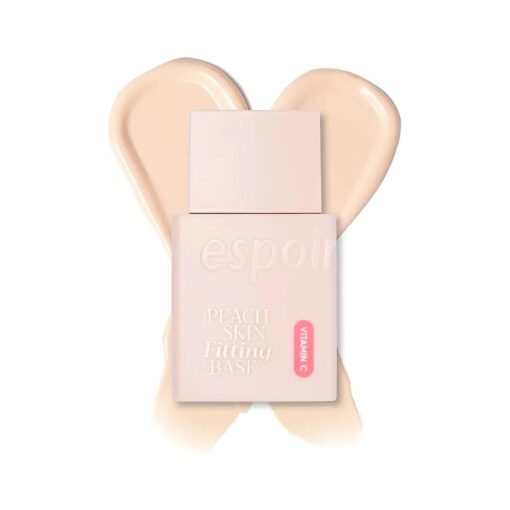 Espoir Peach Skin Fitting Base All New 1.05 oz SPF50+ PA++++| Improving Uneven Skin Tone | Tightly Adhering, Long-lasting Full Coverage Foundation Primer | Substitute for Sunscreen | Korean Makeup