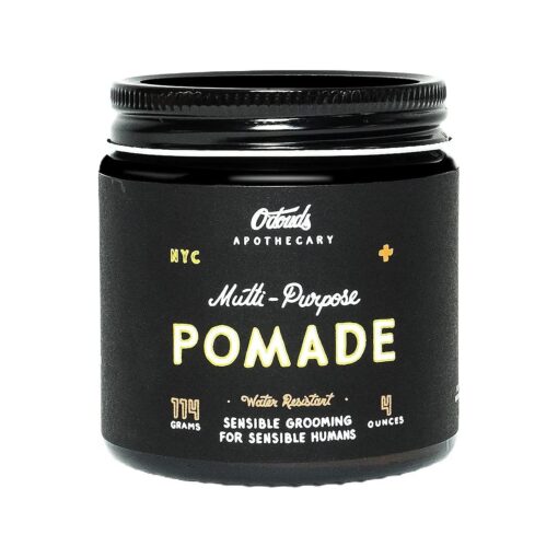 O'Douds Multi-Purpose Pomade - Water-Resistant Styling Pomade for Men - Natural, Plant-Based Ingredients - Firm hold with Medium to High Shine - Cedarwood & Orange Scent ( 4oz )