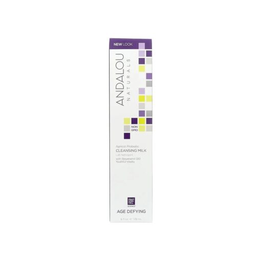 Andalou Naturals Apricot Probiotic Cleansing Milk, 6 fl.oz