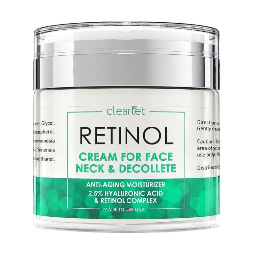 Retinol Cream with Hyaluronic Acid for Dry Skin