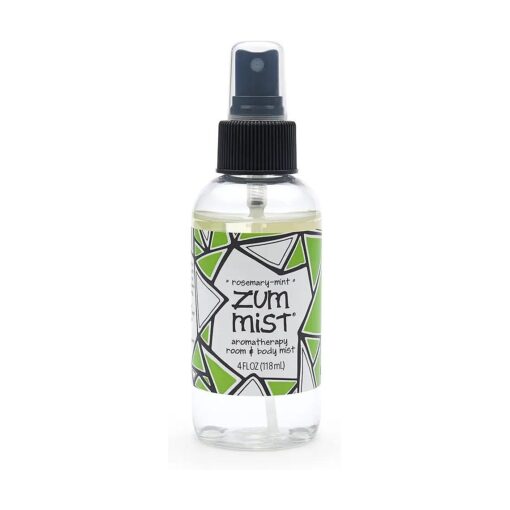 Zum Indigo Wild Mist Room & Body Spray - Aromatherapy Essential Oil Spray - Natural Body Mist & Room Spray - Rosemary-Mint Scent - 4 fl oz