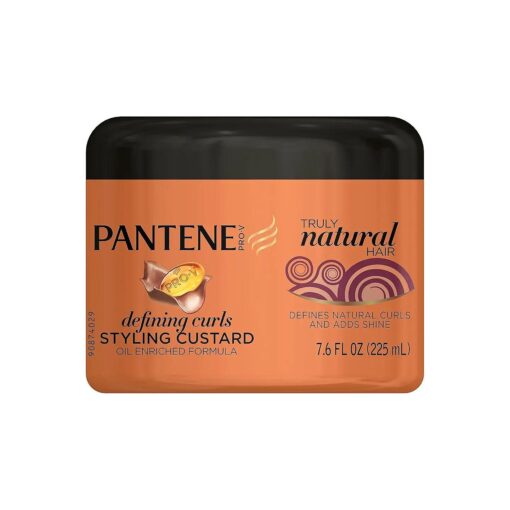 Pantene Pro-V Truly Natural Hair Defining Curls Styling Custard 7.6 Fl Oz ( Packaging May Vary )