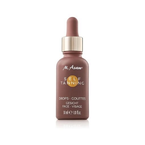 SUN Self Tanning Drops ( 1.01 Fl Oz ) - Liquid Self-tanning Concentrate With Dropper To Mix With Face Care, Tanner With Gradual Tan Intensity & Sunless Bronzer Result, With Aloe Vera & DHA .