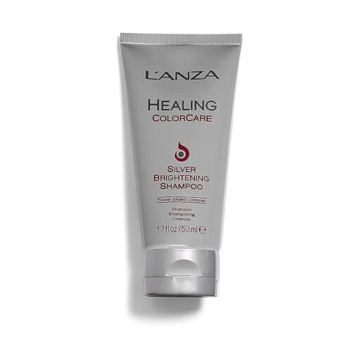 L'ANZA Healing ColorCare Silver Brightening Shampoo, for Silver, Gray, White, Blonde & Highlighted Hair - Boosts Shine and Brightness while Healing, Controls Unwanted Warm Tones