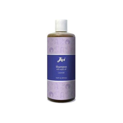 Jivi Shampoo With Argan Oil ( Lavender ) | Daily Use Shampoo for Healthier Hair | 100 % Natural with Organic Ingredients | Made for All Hair Types, Color Safe | 14 fl, oz