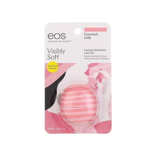 EOS Super Soft Shea Lip Balm, Coconut Milk 0.25 oz ( Pack of 6 )