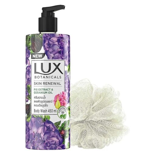 Lux Botanicals Skin Renewal Shower Gel Natural Extracts, No Paraben - 450 ml /15.2 Fl.Oz