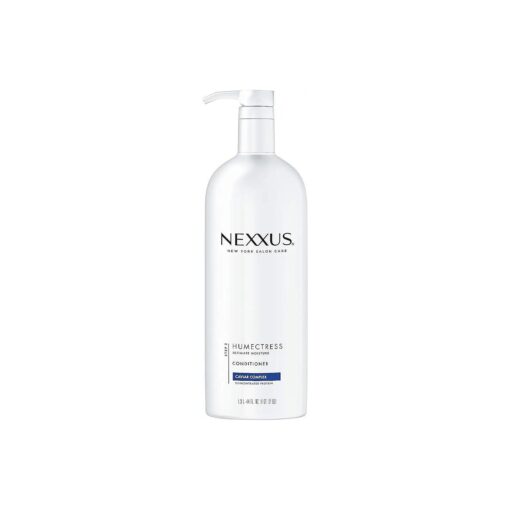 Nexxus Humectress Moisturizing Conditioner for Dry Hair Ultimate Moisture Silicone-Free, Moisturizing ProteinFusion with Elastin Protein and Green Caviar 44 oz