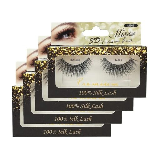 [ 4 PACKS ] Miss Lashes 3D Volume Tapered False Eyelash Extension