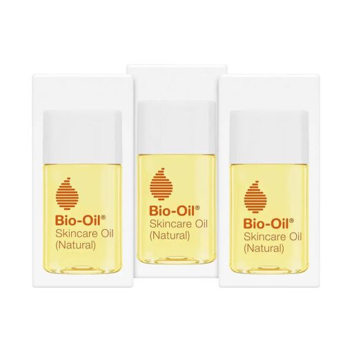 Bio-Oil Natural Skincare Oil, Serum for Scars and Stretch Marks, Face and Body Moisturizer for Dry Skin, Hair Oil, For All Skin Types, 0.85 Oz ( Pack of 3 )