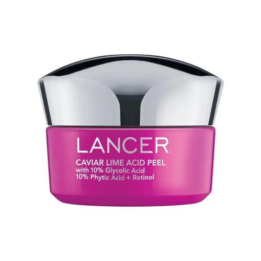 Lancer Skincare Caviar Lime Acid Peel, Retinol Facial Chemical Peel with Brightening Glycolic Acid, 1.7 Fluid Ounces ...