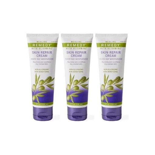 Medline Remedy Skin Repair Cream, 4 oz Tubes ( 3 Pack )